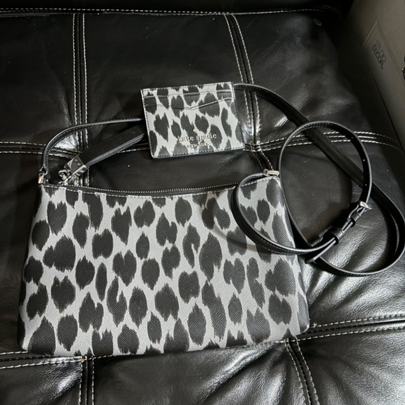Authentic 🔥Gray and black Cheetah print Kate Spade, New York🔥 - Picture 3 of 4